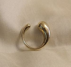 Simply Unisex Brass Metal Plain <b>Rings</b> Gold Color Plain <b>Ring</b> for Women and <b>Girls</b> - Product Image 2
