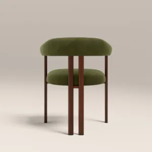 Chaise de salle à manger SINTERIOR MOSS GREEN ARBOR CARVER - Product Image 5