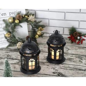 Premium Quality Metal & Glass <b>Candle</b> <b>Lantern</b> Black Finished for Home and <b>Garden</b> Lighting Decor Hanging <b>Lanterns</b> - Product Image 4