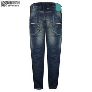 กางเกงยีนส์ระบายอากาศได้ดีคุณภาพพรีเมี่ยมสำหรับผู้ชายดีไซน์ใหม่โลโก้ตามสั่งสีล้วนแบบสปอร์ตหน้าเรียบเรียบสำหรับฤดูร้อนฤดูใบไม้ร่วงฤดูใบไม้ผลิ - Product Image 2