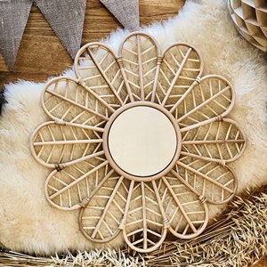 Decorazioni per la camera dei bambini in rattan <span class=keywords><strong>nome</strong></span> cartello appeso a parete personalizzabile nomi del bambino sulla scheda naturale segno - Product Image 1