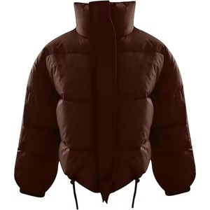 New Winter Unisex <b>Crop</b> <b>Puffer</b> <b>Jacket</b> Featuring Modern Fashion Design High Quality Construction Custom Waterproof Outerwear - Product Image 1