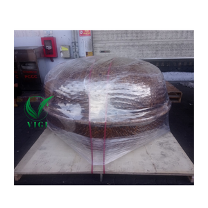 Bote tradicional Artisan Bamboo Coracle para pesca y decoración-Artesanía sostenible - Product Image 2