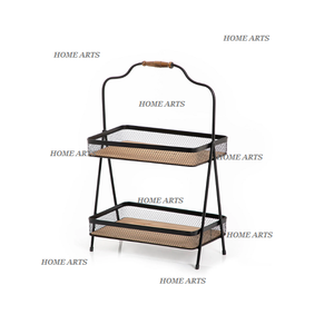 Soporte de madera de 2 niveles para dulces de pasteles con el servidor de chocolates de forma redonda de la mejor calidad a un precio asequible - Product Image 6