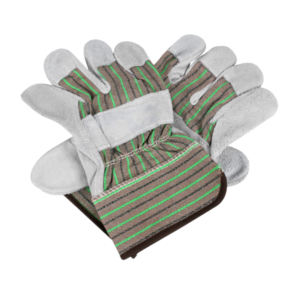 Premium Quality Heavy-Duty Canadian <b>Rigger</b> <b>Gloves</b> Cowhide Split Leather Industrial Safety <b>Gloves</b> for Hand Protection - Product Image 3