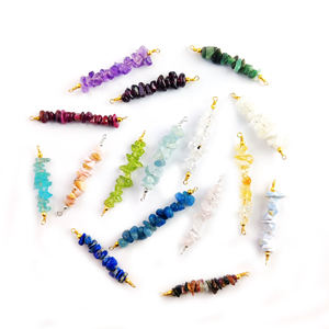 Connecteurs de perles d'opale bleue - Product Image 3