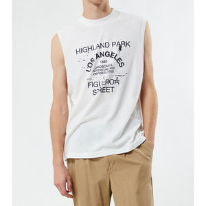 2025 nouvel arrivage en gros Logo personnalisé taille couleur hommes débardeurs Fitness vêtements de sport hommes débardeur pour la vente en ligne - Product Image 1