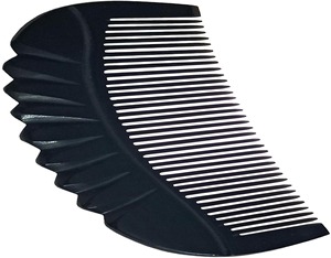 Top vente en gros 100% corne naturelle peigne cheveux barbe peigne étiquette privée taille personnalisée - Product Image 1