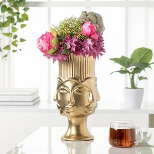 Vase à fleurs en métal aluminium au design moderne et simple Nouvelle décoration de table unique et personnalisée pour les hôtels et les restaurants - Product Image 4