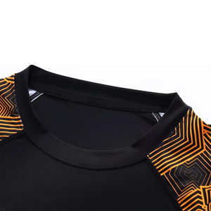 Vente flash : T-shirts de compression à manches courtes pour adultes, col rond, pour la salle de sport, fitness, sublimés, rashguard de BJJ - Product Image 5