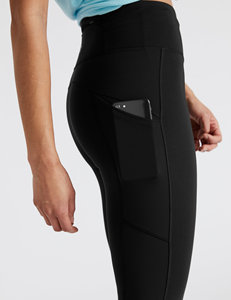 Mallas deportivas de cintura alta para mujer, mallas de Yoga, cómodas, sexis, pantalones de gimnasio con bolsillos, venta al por mayor, Leggy Spandex Material - Product Image 3