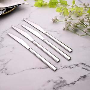 Set of 4 Smooth <b>Slice</b> <b>Knives</b> Stainless Steel Blades - Product Image 1