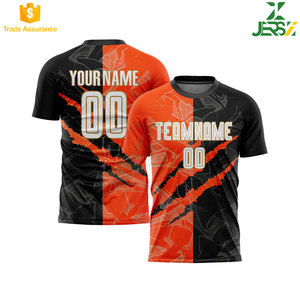 Personnalisable 100% Polyester Football Pratique Uniforme pour Adultes Séchage Rapide Respirant Football Maillots Nom Impression Top Style - Product Image 6