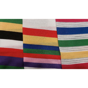 Tela de rayas de diseñador de alta calidad para primavera y verano elegante multicolor catiónico para pijamas vestidos o cortinas - Product Image 2