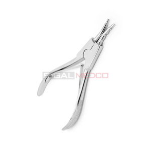 Outil professionnel en acier inoxydable de pince d'ouverture d'anneau courbé vers l'extérieur pour ouvrir des porte-clés porte-clés bijoux poignées antidérapantes - Product Image 4