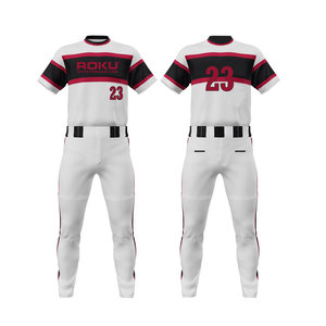 High Quality Polyester <b>Baseball</b> & Softball Sportswear Set Custom Logo Comfortable Breathable Plus Size Uniform Low Price - Product Image 4