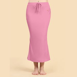 Trendmalls Respirant pour Spandex Saree Shapewear Jupon pour Femme Rose Rose - Product Image 1
