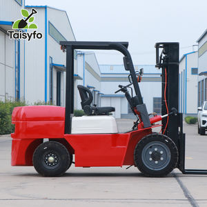 Chariot élévateur à contrepoids électrique à pneus pleins de 3 à 4 tonnes, homologué CE, pour usage intérieur et extérieur - Product Image 3