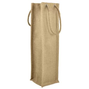 Bolsas para botellas de vino de yute reutilizables de diseño clásico Precio al por mayor para pedidos al por mayor - Product Image 6