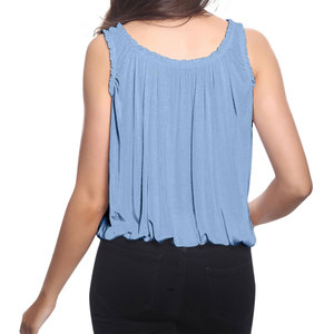 เสื้อกล้ามผู้หญิงผ้าโพลีเอสเตอร์ผสมผ้าฝ้าย-โพลีเอสเตอร์ใส่ได้ทุกวันไซส์ใหญ่พิเศษ - Product Image 4