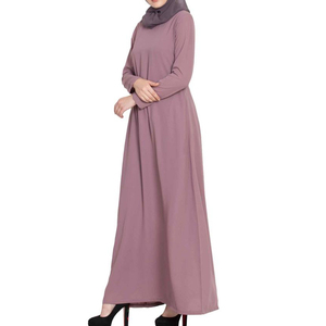 Nouvelles abayas pour femmes musulmanes, manches longues, couleur unie, produit de qualité supérieure, légères, vintage, service OEM - Product Image 2