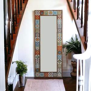Turkish Handcrafted Customized Color Modern Full Length Decorative Multicolor <b>Wall</b> <b>Hanging</b> <b>Mirror</b> Living Room Decor No - Product Image 4