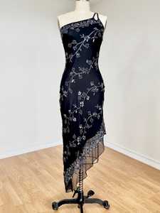 Elegante con cuentas de lentejuelas y cuentas hombro Aline forma del cuerpo sin mangas vestido de noche vestido de fiesta vestido largo - Product Image 5