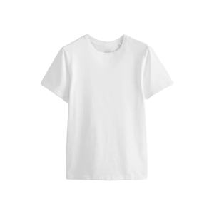 Camiseta de Algodón Lisa para Hombre, Manga Corta, Cuello Redondo, Camisetas 100% Algodón, Impresión Personalizada de Alta Calidad - Product Image 3