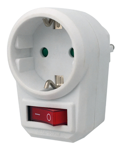 Adattatore semplice con interruttore 250V 16A (GSC 103000000) - Product Image 1