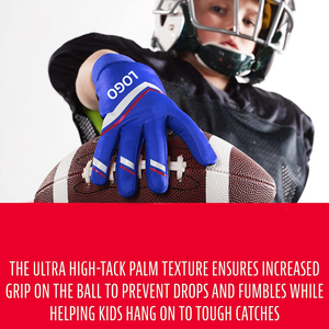 Meilleur Design Confortable Durable Récepteur Football Américain Gants de Sport Séchage Rapide Gants d'Entraînement Logo Personnalisé Poignées pour - Product Image 3