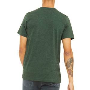 Bella <b>Canvas</b> <b>Rounded</b> Neck Sporting Custom T Shirts Men Cotton T-Shirt Wholesale - Product Image 3