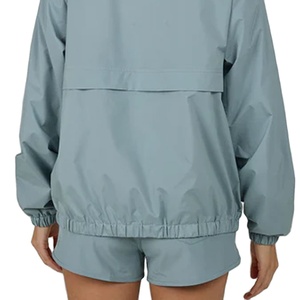 ชุดเสื้อกันลมและกางเกงขาสั้น2ชิ้นผ้ากันลมแบบปักตามสั่ง - Product Image 5