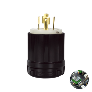 Produit de qualité NEMA L16-20 20A 480V Fiche de verrouillage résistant au rayonnement UV pour équipement d'usine - Product Image 1