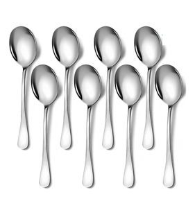 Cuillère à riz en acier unique Louche à soupe/cuillère à riz Cuillère de service Fournisseur en gros Artisanat Prix abordable - Product Image 5