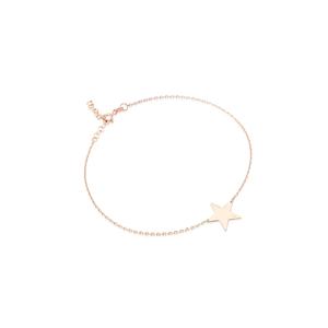 925 Sterling Silver Star and Hal-Hal Design Fashion <b>Anklets</b> Made in Turkey - Product Image 1