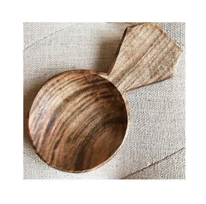 ชุดช้อนตักทำจากไม้ที่ทำด้วยมือทนทานชุดเครื่องมือทำครัวจากธรรมชาติเรียบเหมาะสำหรับการทำอาหารการเสิร์ฟการอบกวน - Product Image 1