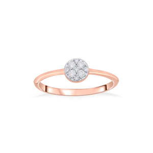 แหวนเพชรโรสโกลด์ Forever Grace - สไตล์ลำลอง - Product Image 3