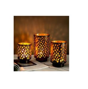 การออกแบบที่ได้รับการรับรองเรียบง่ายแฟนซีเชิงเทียนเรียวโลหะทองเหลืองทองผู้ถือเทียนเงินสําหรับคริสต์มาส - Product Image 1