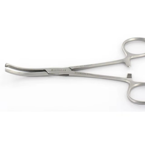 Pince Kocher incurvée de 20cm | Pinces hémostatiques chirurgicales en acier inoxydable avec dents pour usage médical et clinique - Product Image 1