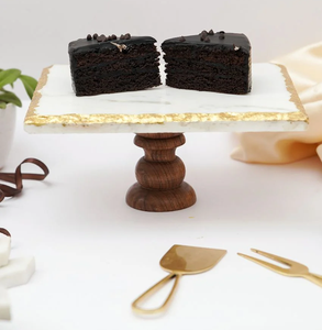 Impressionnant support de Cupcake en marbre pour ferme bureau salon support de gâteau en marbre article décoratif - Product Image 2