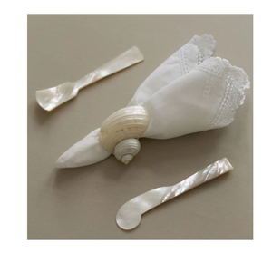 Anneaux de serviette coquillage écologique faits à la main décor de table coquille naturelle artisanat en gros Vietnam - Product Image 4