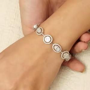 Best Selling High Quality Fashion Moissanite <b>Bracelets</b> for Women Wholesale Price Ready to Ship - Product Image 1
