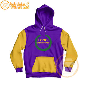 Sweat à capuche brodé en molleton de coton Omega personnalisé fraternité haute qualité grec Psi hommes sweats respirants sweats à capuche de sororité - Product Image 3