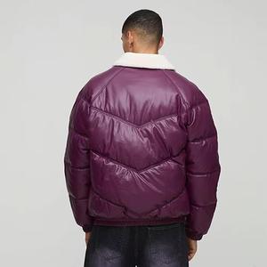 Vente en gros Manteau en duvet chaud pour hommes Logo personnalisé Vestes d'hiver en plein air pour hommes Veste en duvet pour hommes - Product Image 3