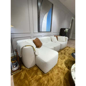 F-AFFAIR SECTIONAL <b>SOFA</b> Boucle <b>Material</b> Living Room Furniture Set for Home for Living Rooms and Apartments - Product Image 5