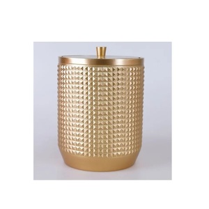 Poubelle en fer de conception fantaisie de forme ronde avec des déchets de gravure avec une poubelle extérieure finie antique Poubelle de recyclage - Product Image 6