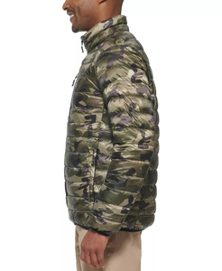 Blouson matelassé élégant pour homme grande taille, respirant, personnalisable, avec col montant et revêtement en toile – Le plus populaire - Product Image 4