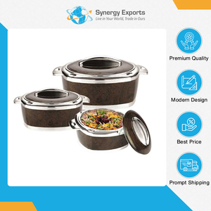 Recién llegado, el juego de cacerolas de cocina de alta calidad más vendido, Juego de 3 uds disponible con cubierta de olla del exportador mayorista indio - Product Image 2