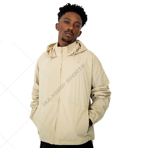 Veste coupe-vent en crème sur mesure, prix d'usine en gros, imperméable, pliable, pour activités de plein air, fabricant OEM - Product Image 6