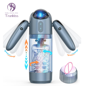 Smart Space Masturbation Cup Sex für Erwachsene Produkt <span class=keywords><strong>4</strong></span>-Frequenz Variable Geschwindigkeit 7-Frequenz-Modus Teleskop rotation Männlicher Mastur bator - Product Image 2